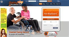 Desktop Screenshot of dating4disabled.com