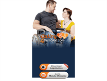 Tablet Screenshot of dating4disabled.com